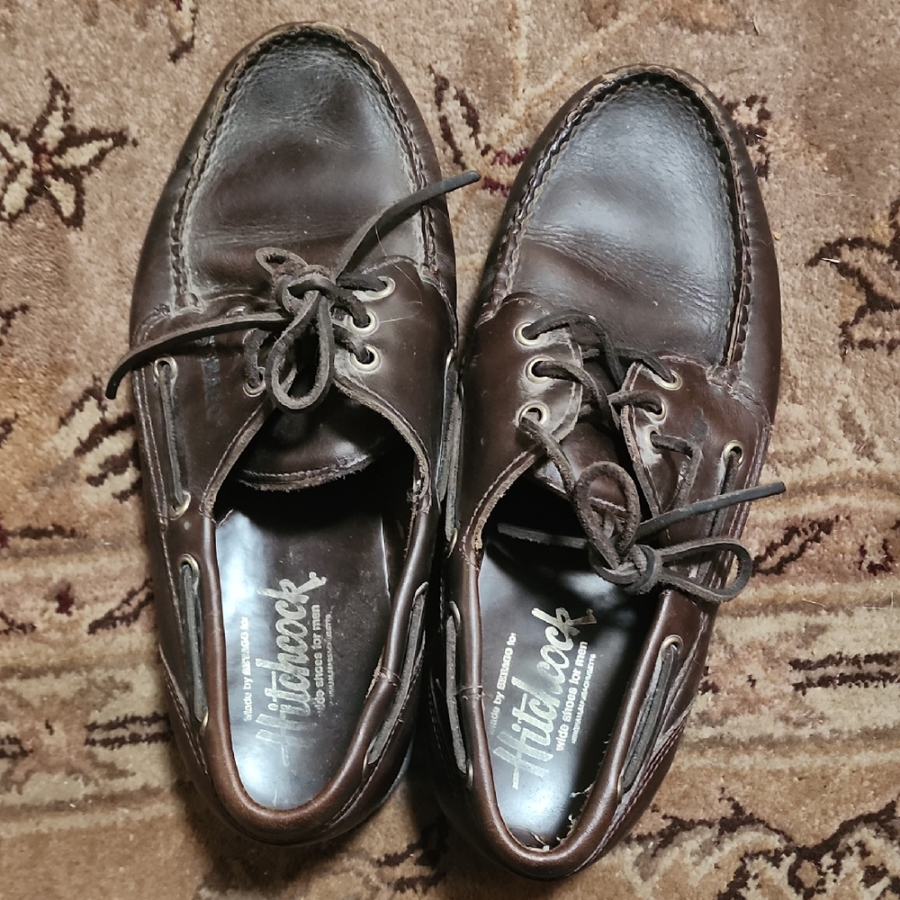 Men's Dark Brown Leather Oxfords
